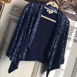 Sequin Shawl Jacket